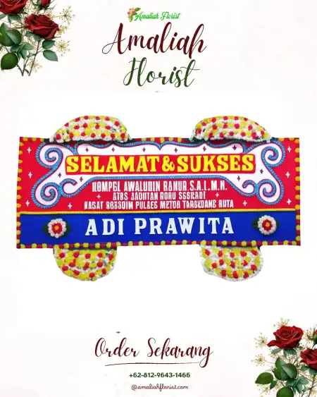Papan Bunga Ucapan Selamat Kalibuaya